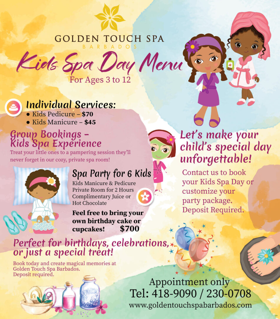 kids Mini Spa Flyer 2026-01